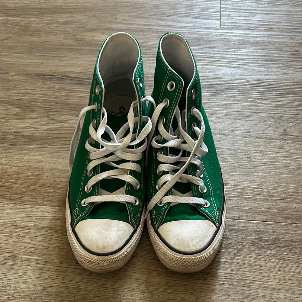 Converse Green High-Top Sneakers